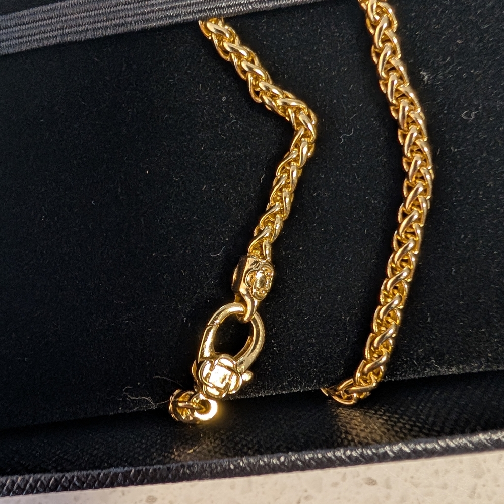 Craftd London Gold 18k Plated Chain 925 Silver Men's 3mm - Picture 4 of 5